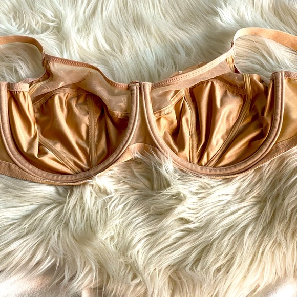 Elomi Caitlyn Nude Beige Underwired Full Coverage Side Support Bra Size 34G - Picture 12 of 14